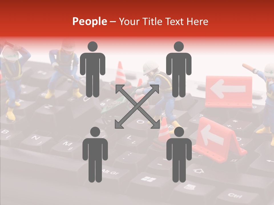 Female Helping Hand Assist PowerPoint Template