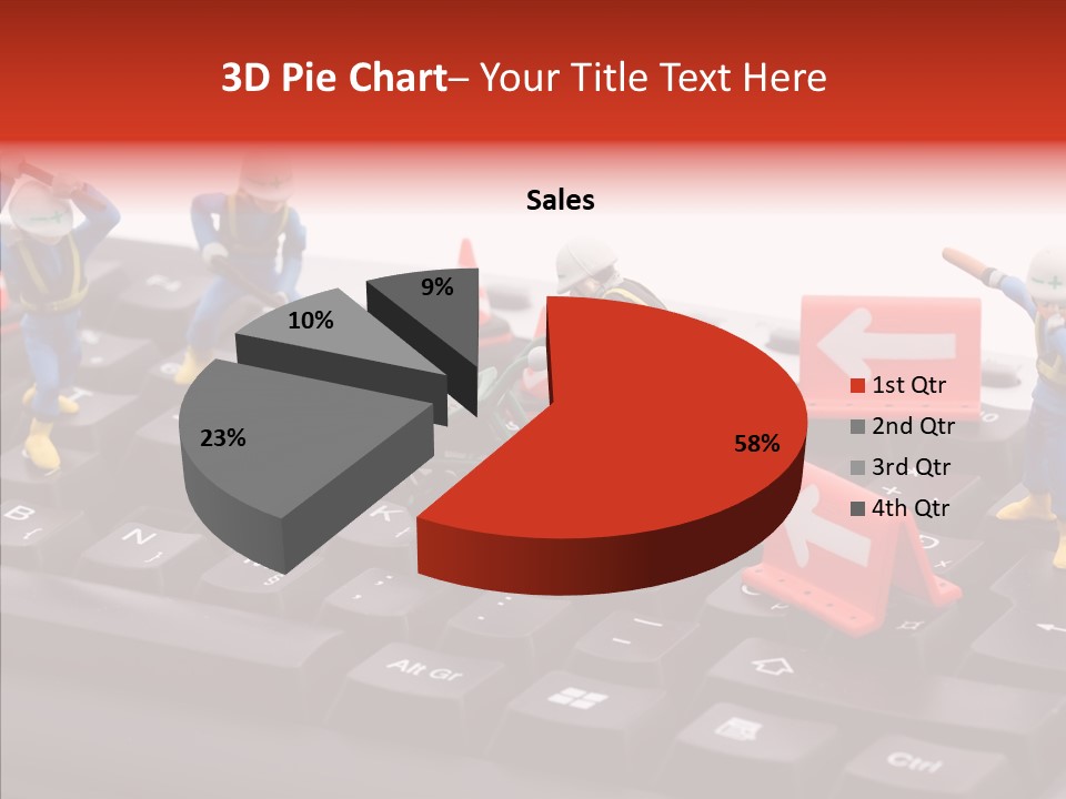 Female Helping Hand Assist PowerPoint Template