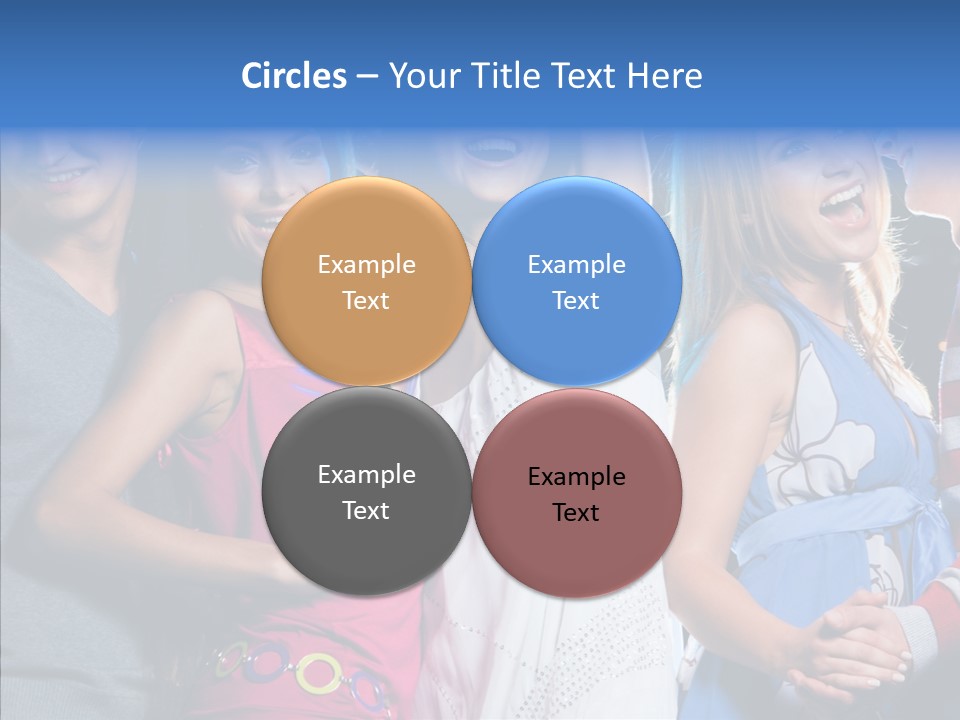 Young Background Help PowerPoint Template
