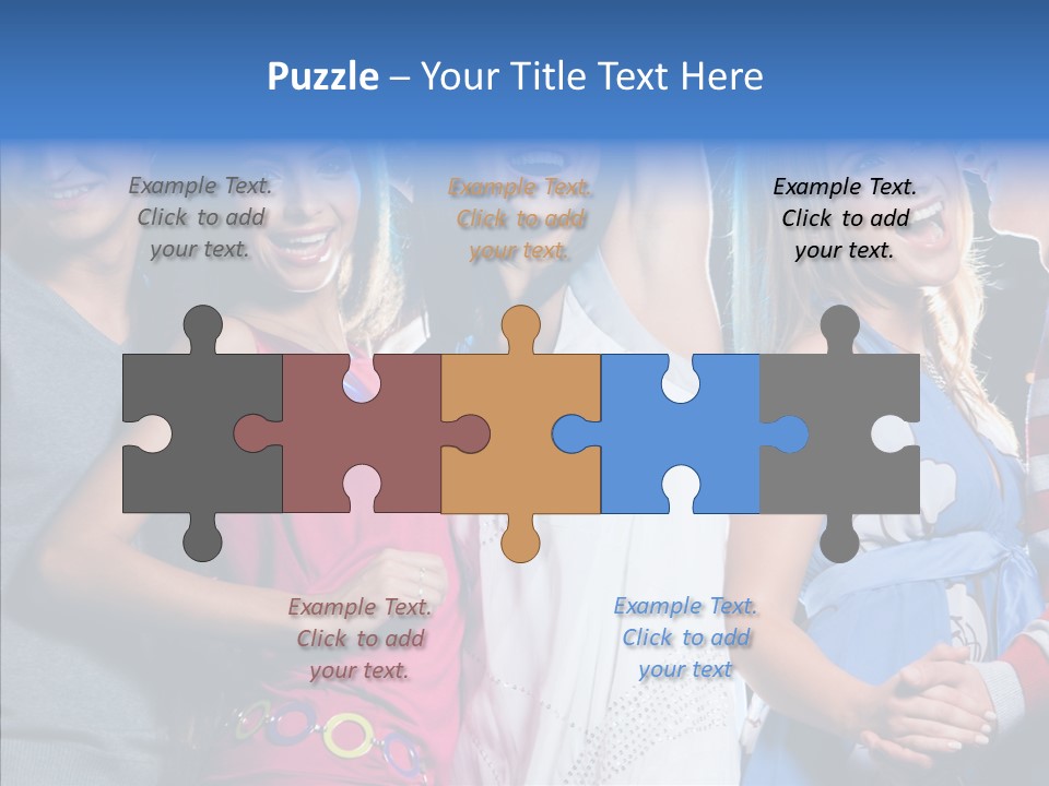 Young Background Help PowerPoint Template