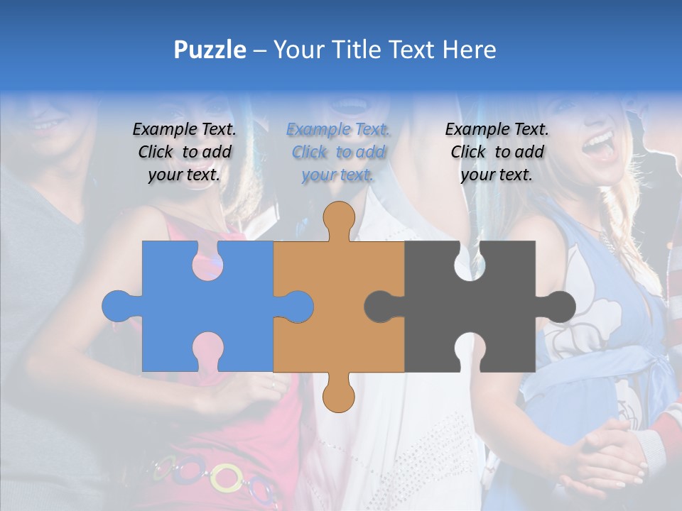 Young Background Help PowerPoint Template