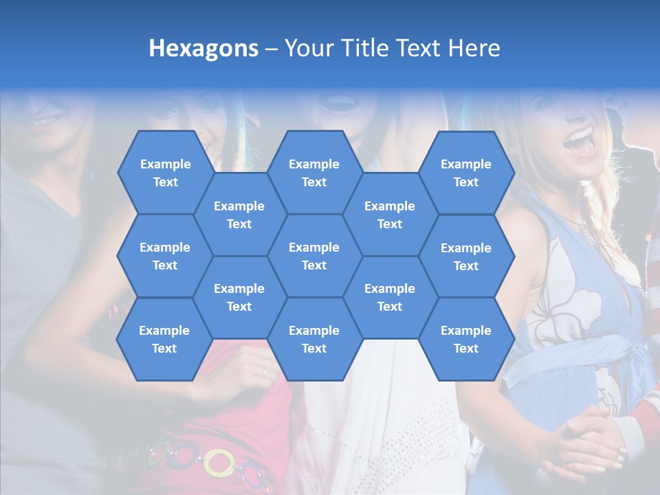 Young Background Help PowerPoint Template