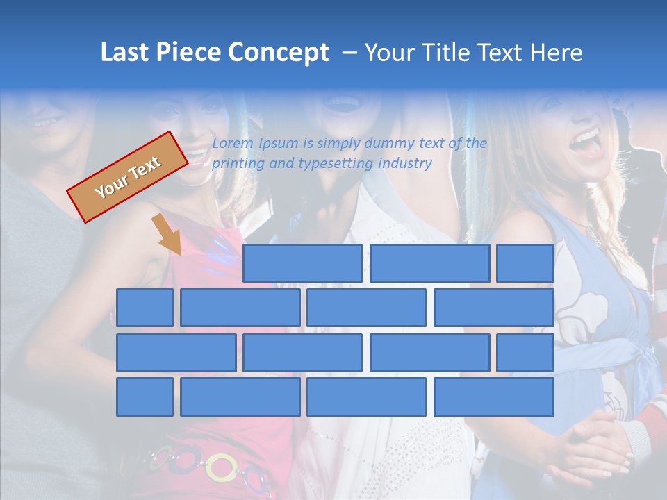 Young Background Help PowerPoint Template