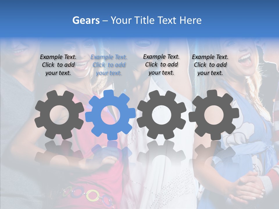 Young Background Help PowerPoint Template