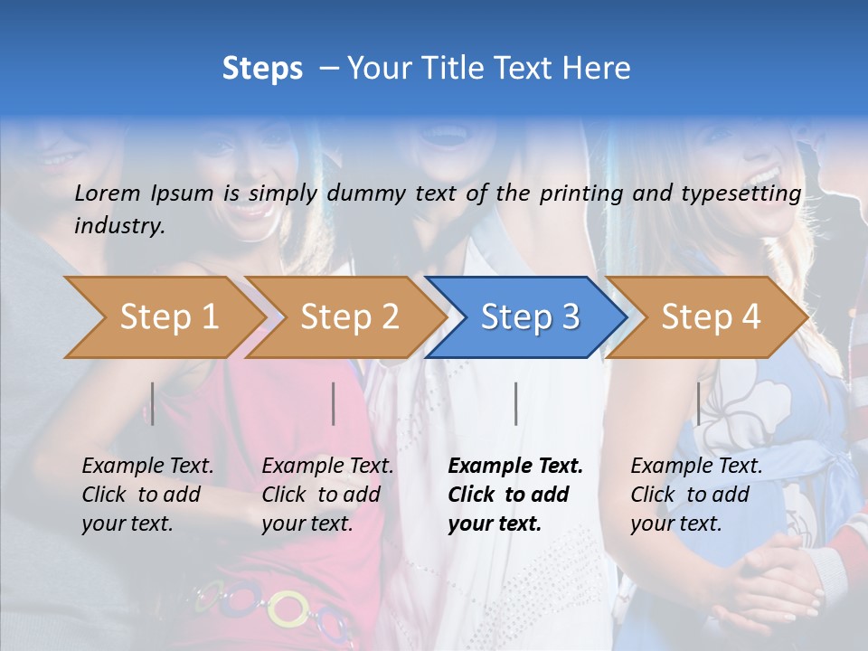Young Background Help PowerPoint Template