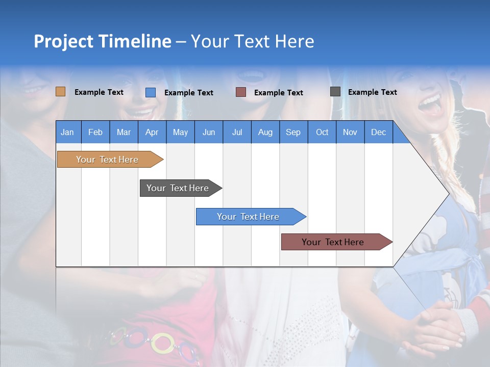 Young Background Help PowerPoint Template