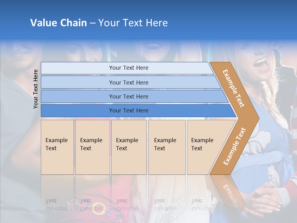 Young Background Help PowerPoint Template