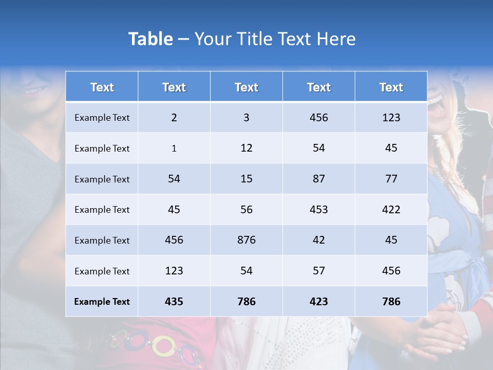 Young Background Help PowerPoint Template