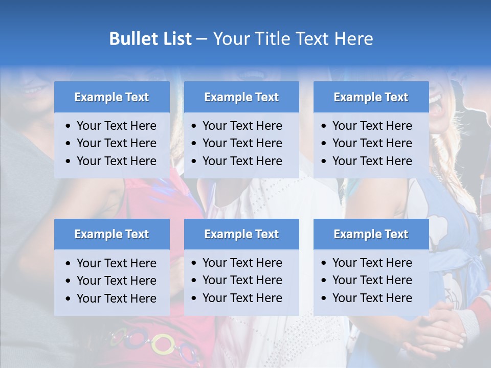 Young Background Help PowerPoint Template