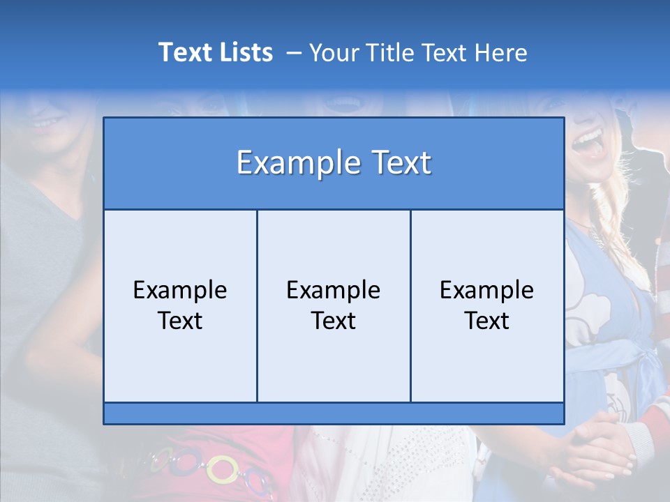 Young Background Help PowerPoint Template