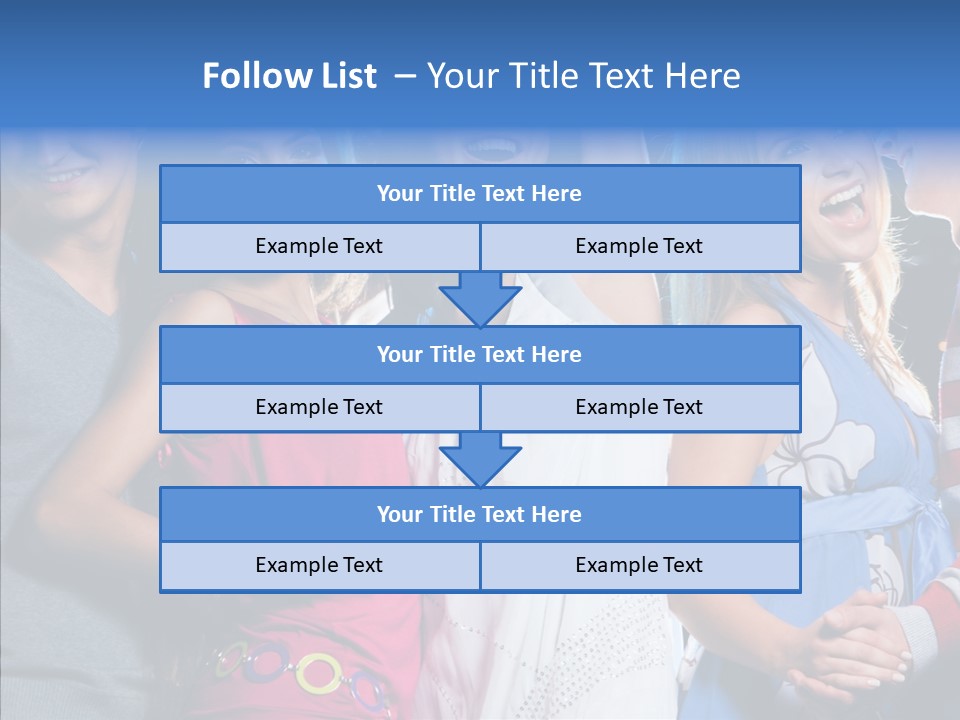 Young Background Help PowerPoint Template
