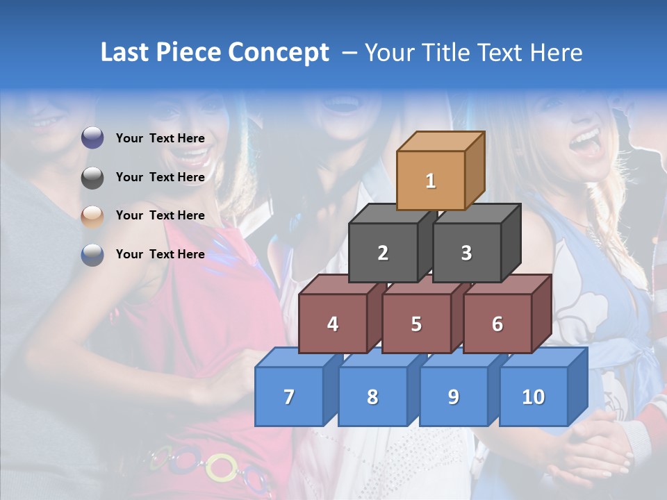 Young Background Help PowerPoint Template