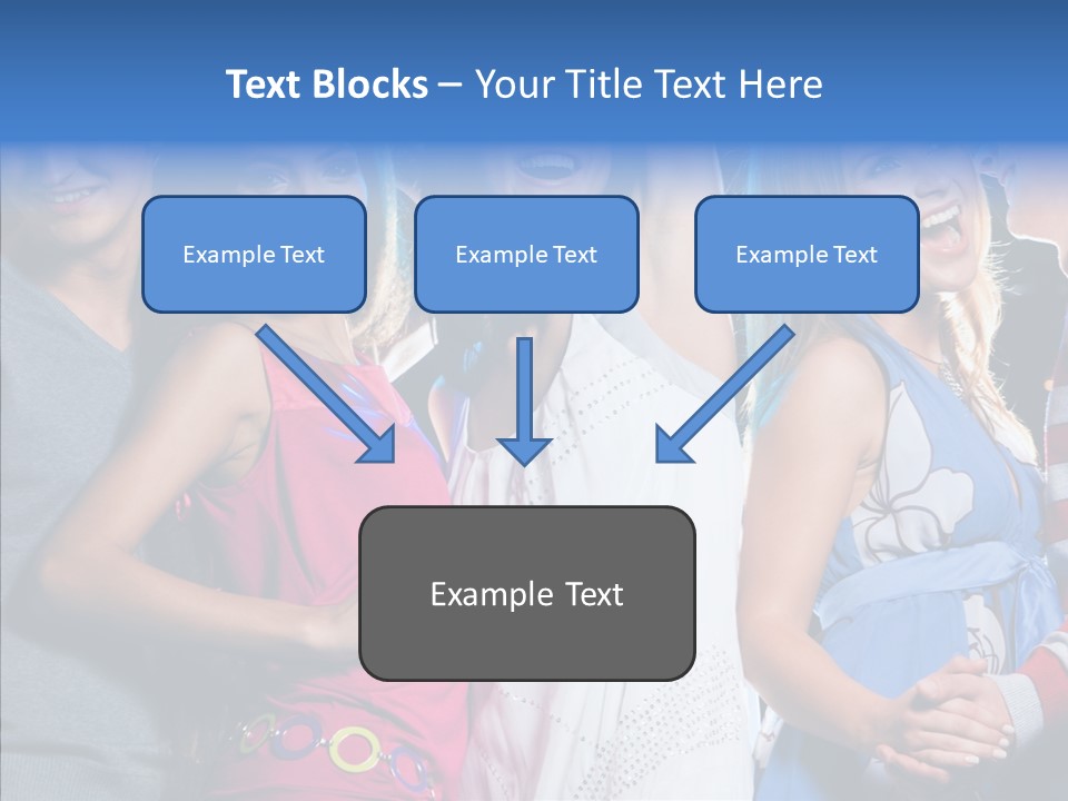 Young Background Help PowerPoint Template