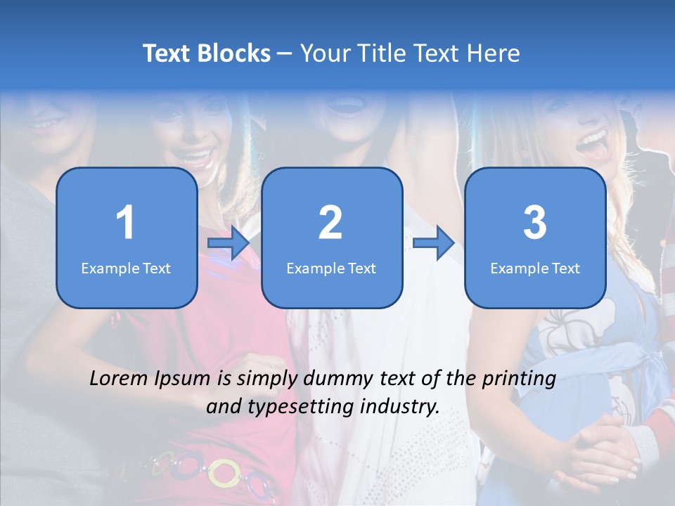 Young Background Help PowerPoint Template
