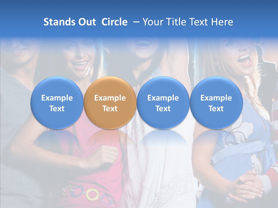 Young Background Help PowerPoint Template