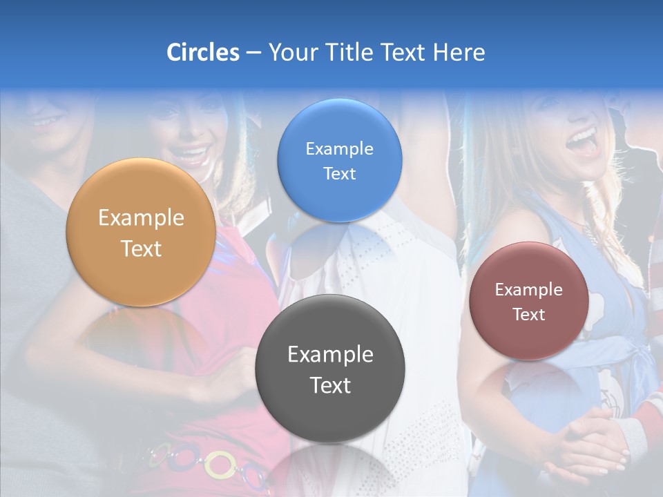 Young Background Help PowerPoint Template