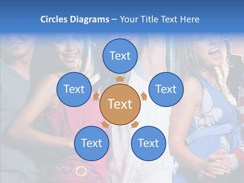 Young Background Help PowerPoint Template