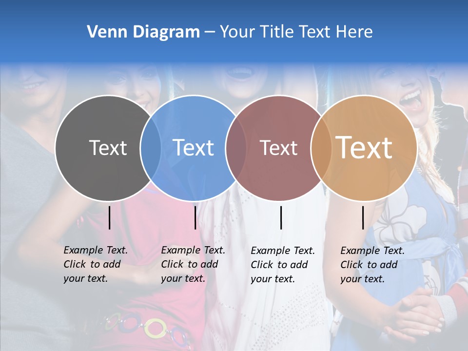 Young Background Help PowerPoint Template