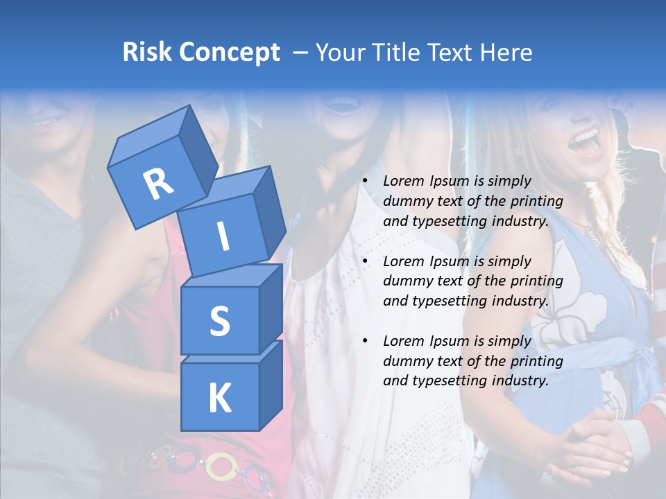 Young Background Help PowerPoint Template