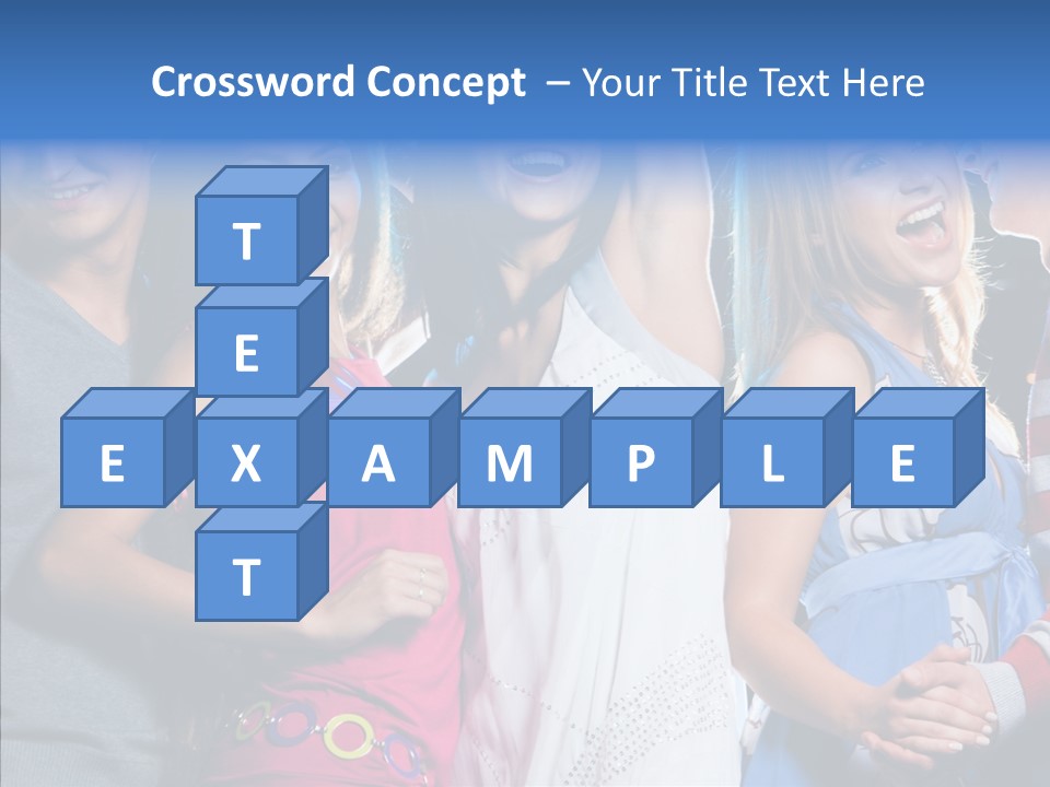 Young Background Help PowerPoint Template