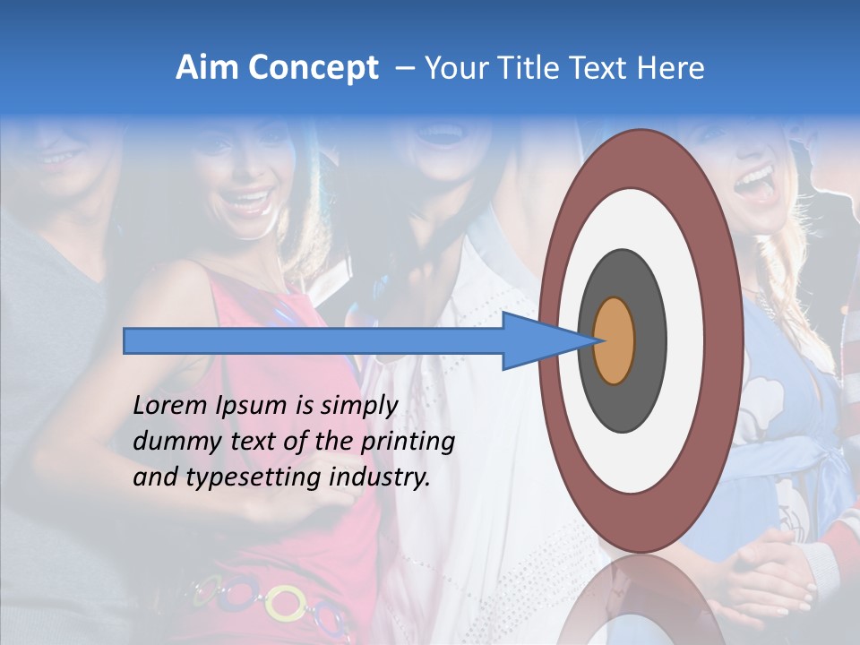 Young Background Help PowerPoint Template