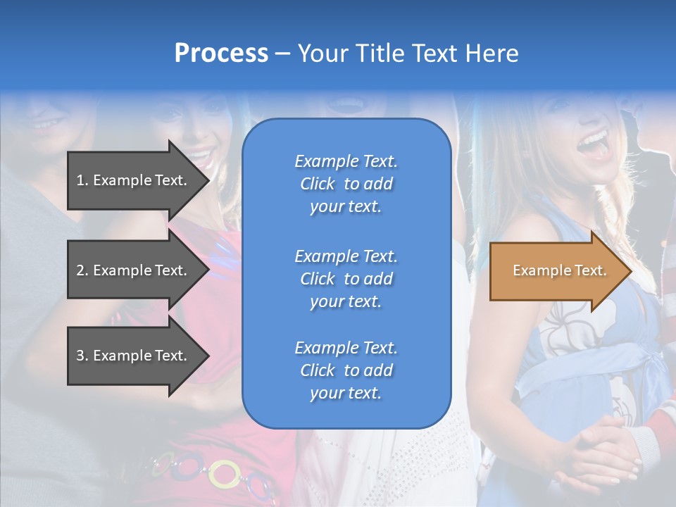 Young Background Help PowerPoint Template