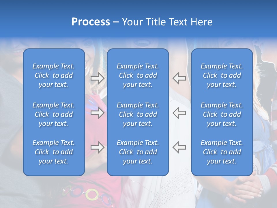 Young Background Help PowerPoint Template