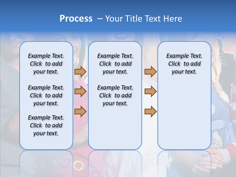 Young Background Help PowerPoint Template