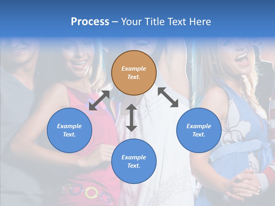 Young Background Help PowerPoint Template