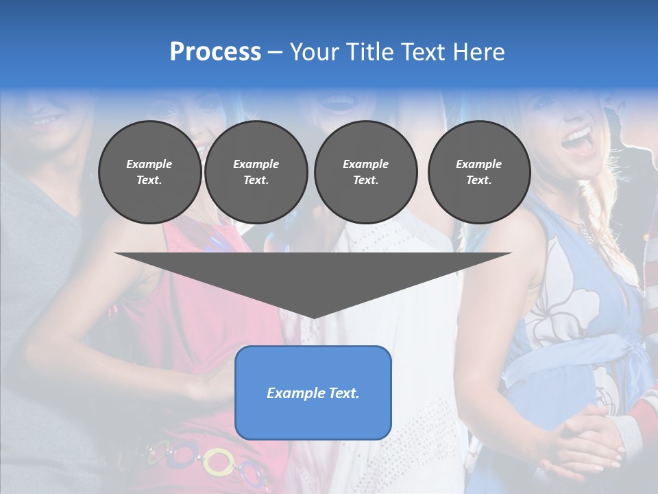 Young Background Help PowerPoint Template