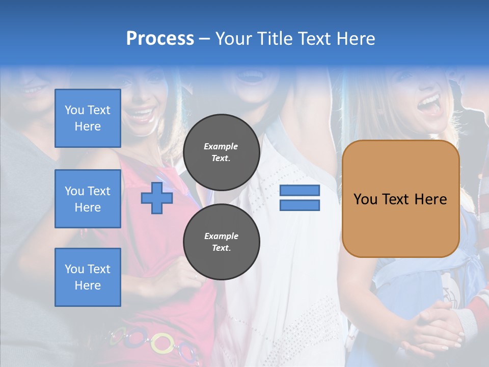 Young Background Help PowerPoint Template