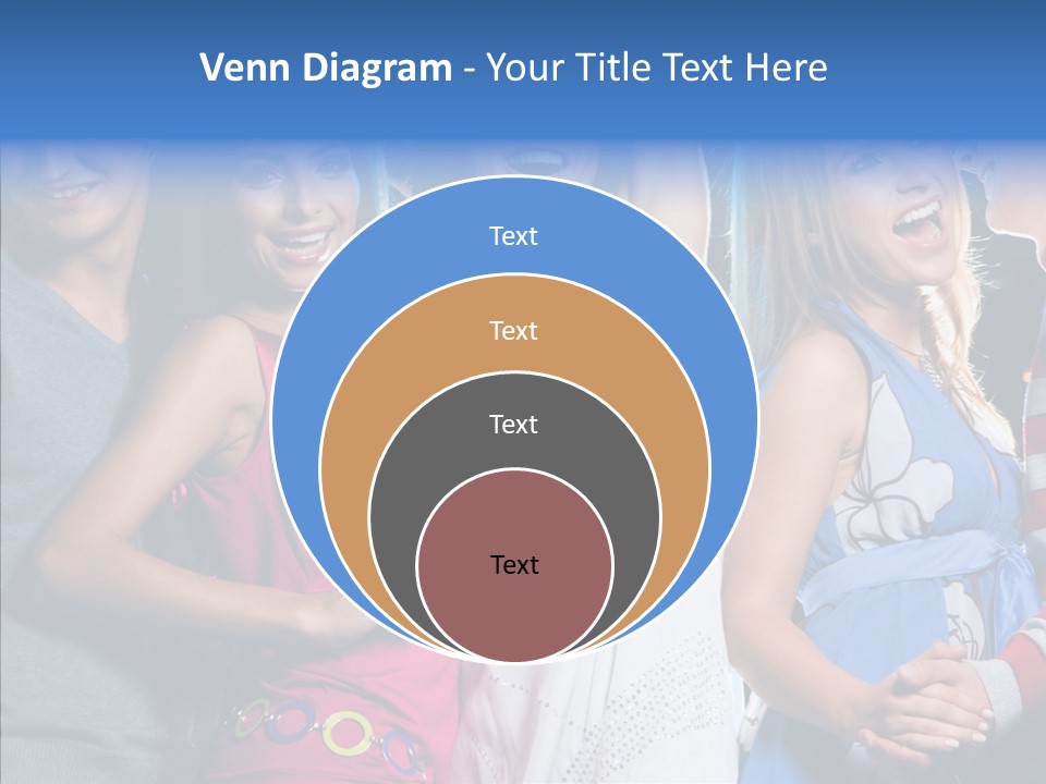 Young Background Help PowerPoint Template