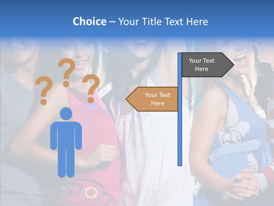 Young Background Help PowerPoint Template