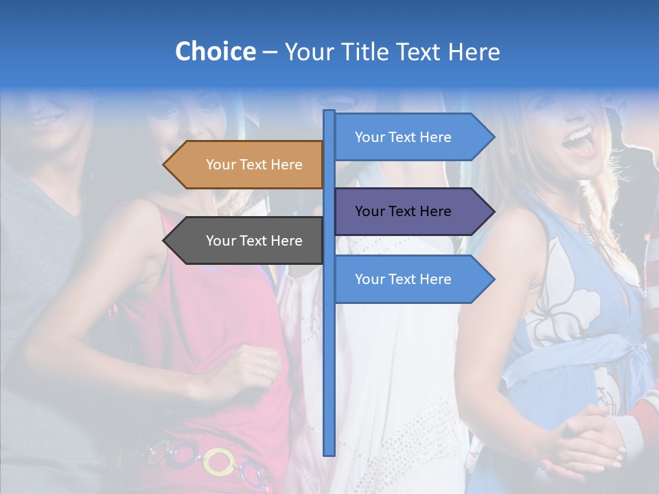 Young Background Help PowerPoint Template