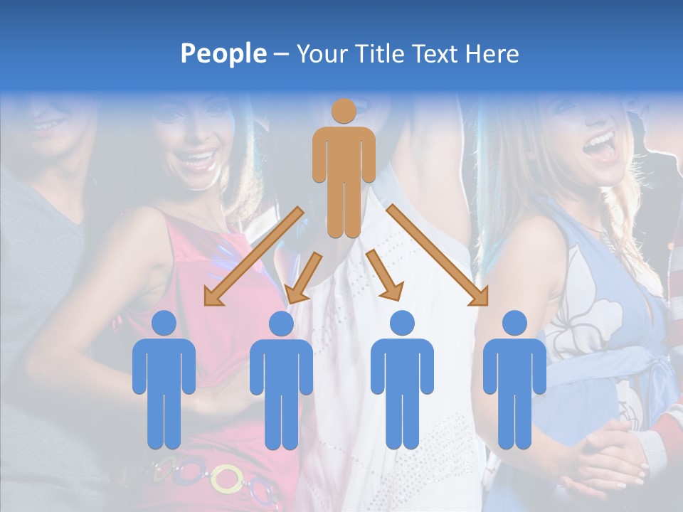 Young Background Help PowerPoint Template