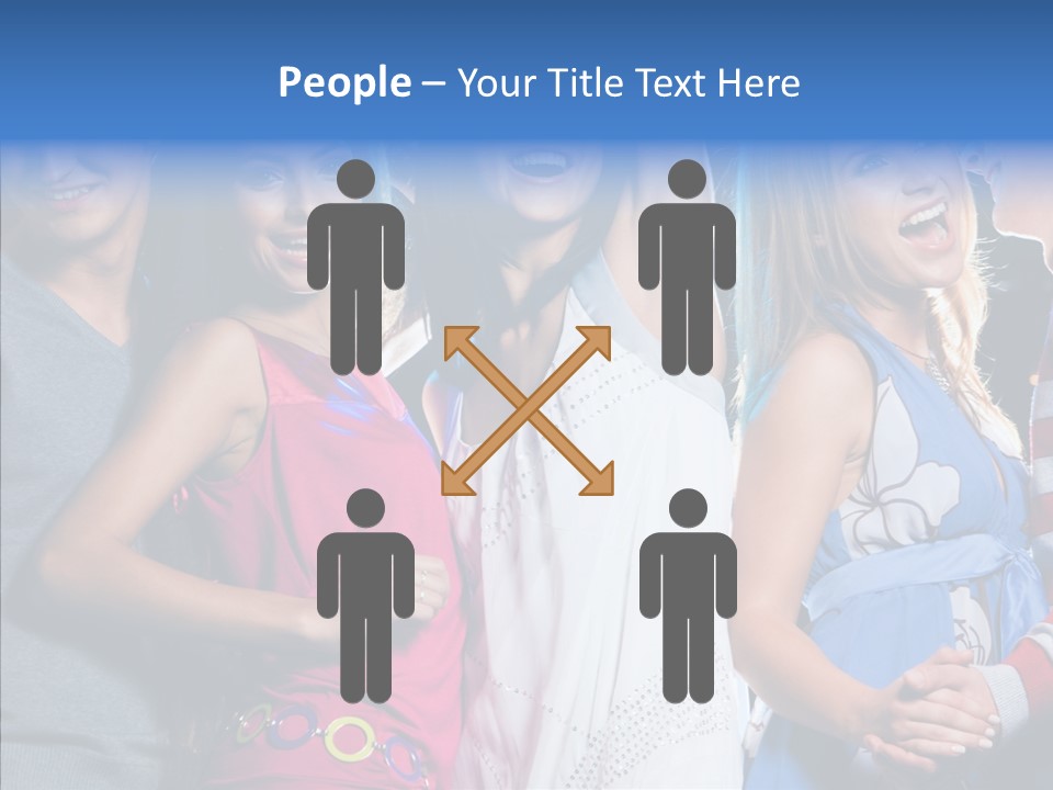 Young Background Help PowerPoint Template