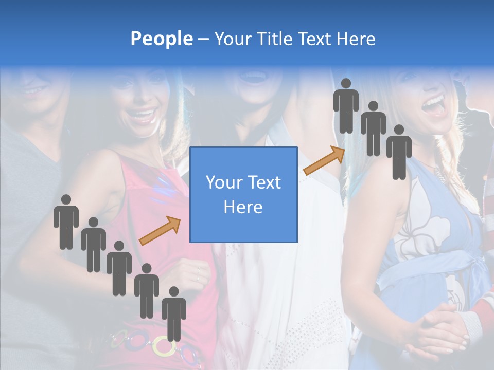 Young Background Help PowerPoint Template