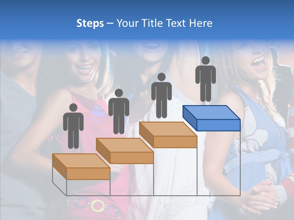 Young Background Help PowerPoint Template