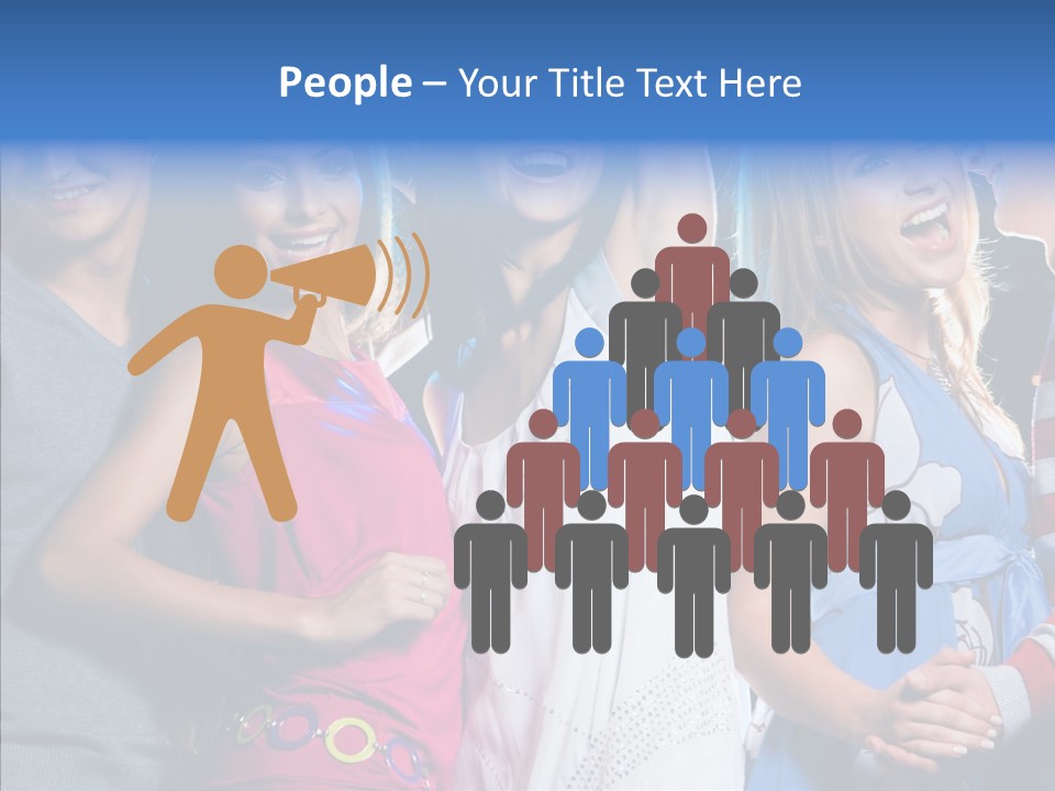 Young Background Help PowerPoint Template