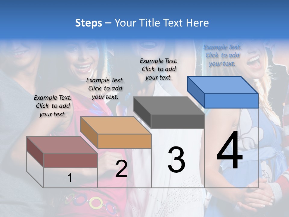 Young Background Help PowerPoint Template