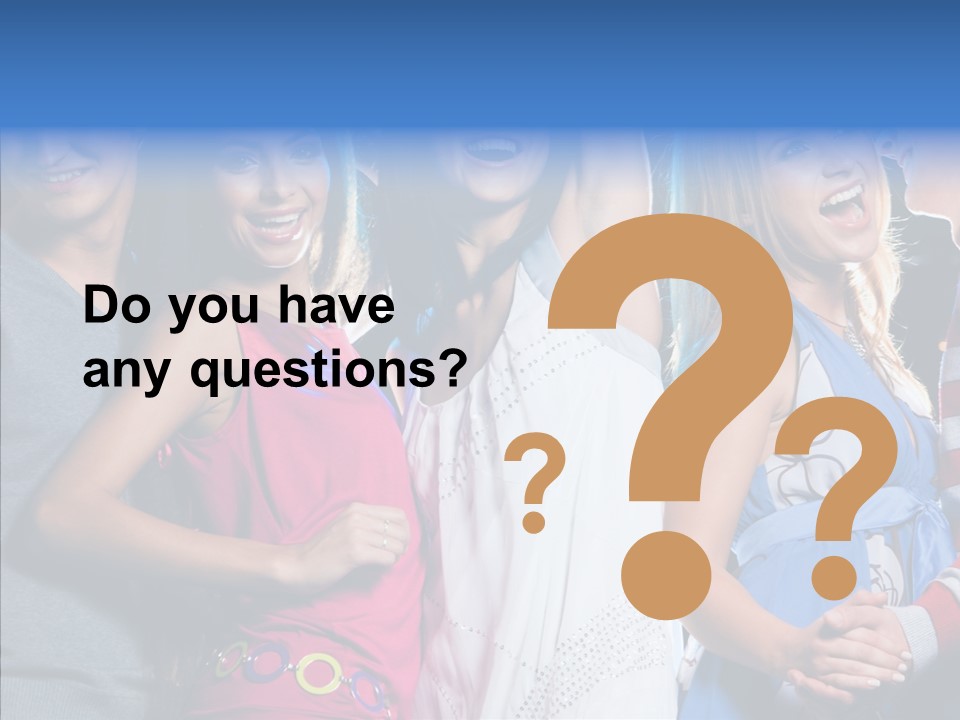 Young Background Help PowerPoint Template