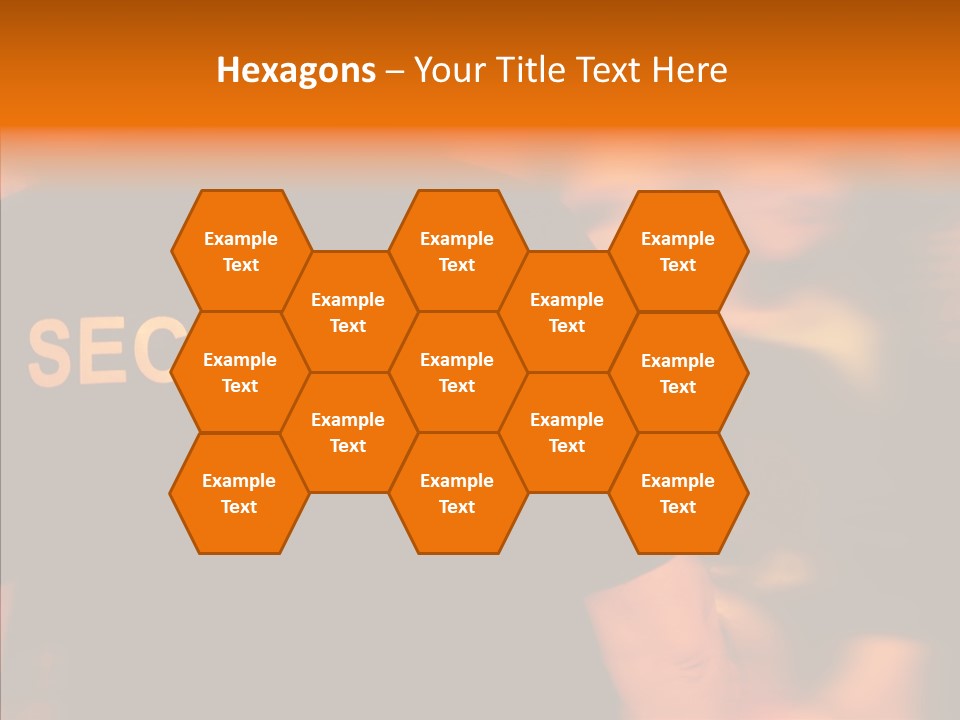 Senior  Hand Human PowerPoint Template