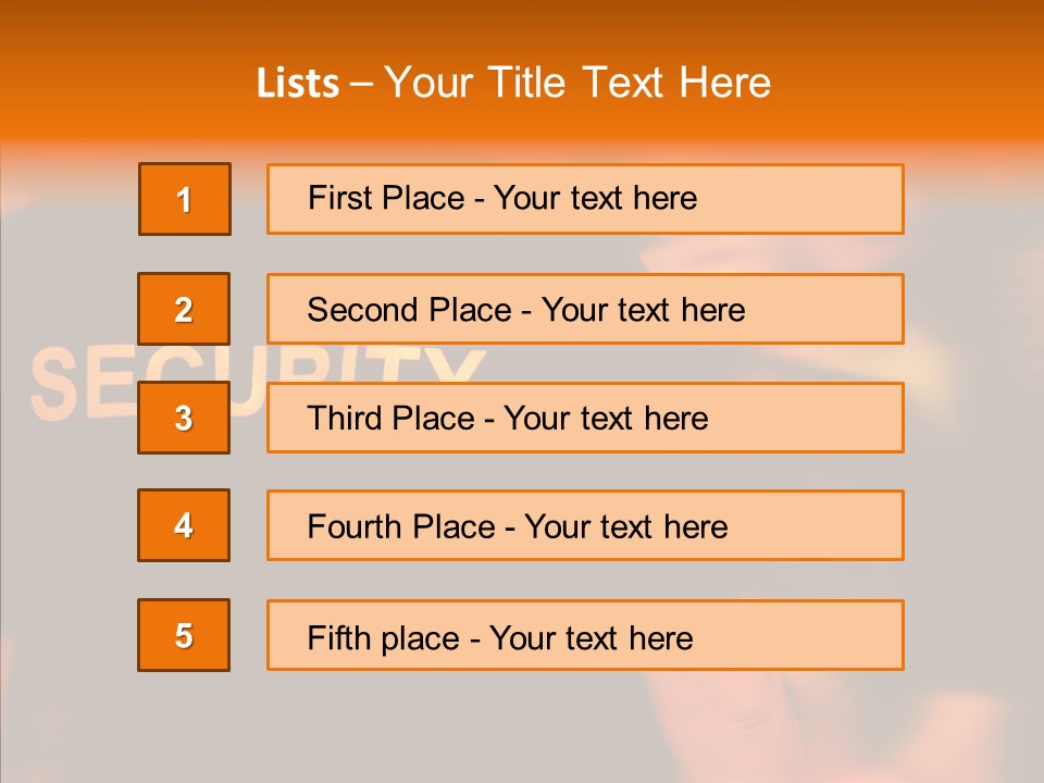 Senior  Hand Human PowerPoint Template