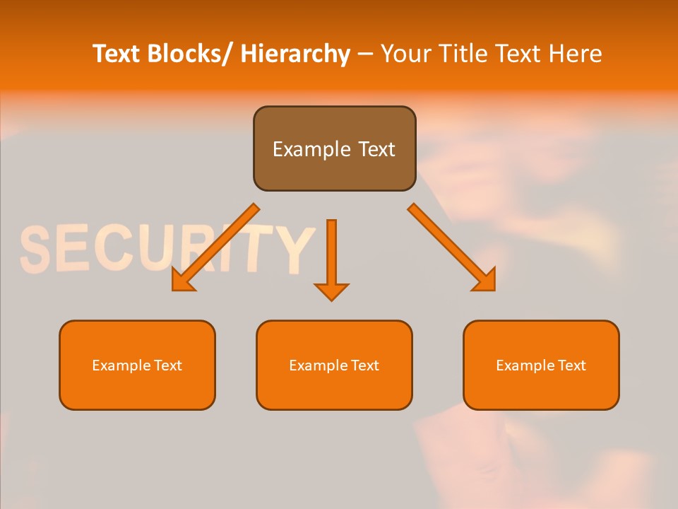 Senior  Hand Human PowerPoint Template