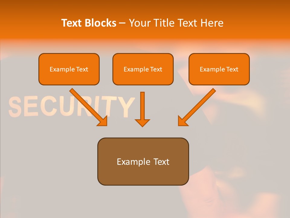 Senior  Hand Human PowerPoint Template