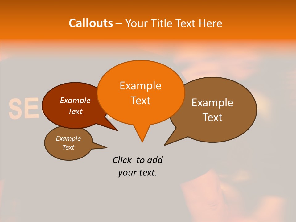 Senior  Hand Human PowerPoint Template