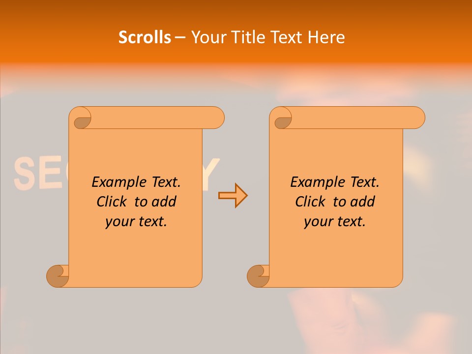 Senior  Hand Human PowerPoint Template