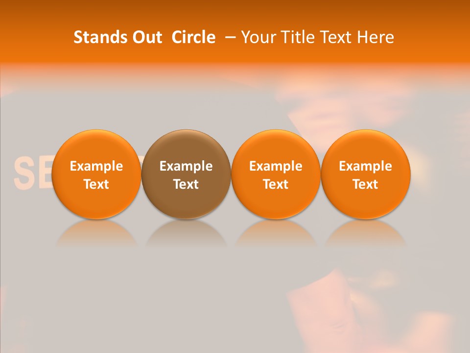 Senior  Hand Human PowerPoint Template