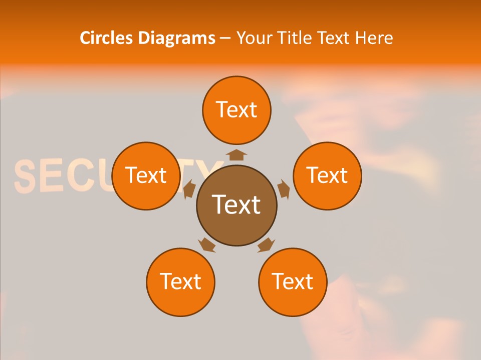 Senior  Hand Human PowerPoint Template
