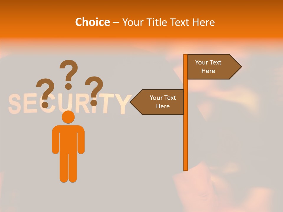 Senior  Hand Human PowerPoint Template